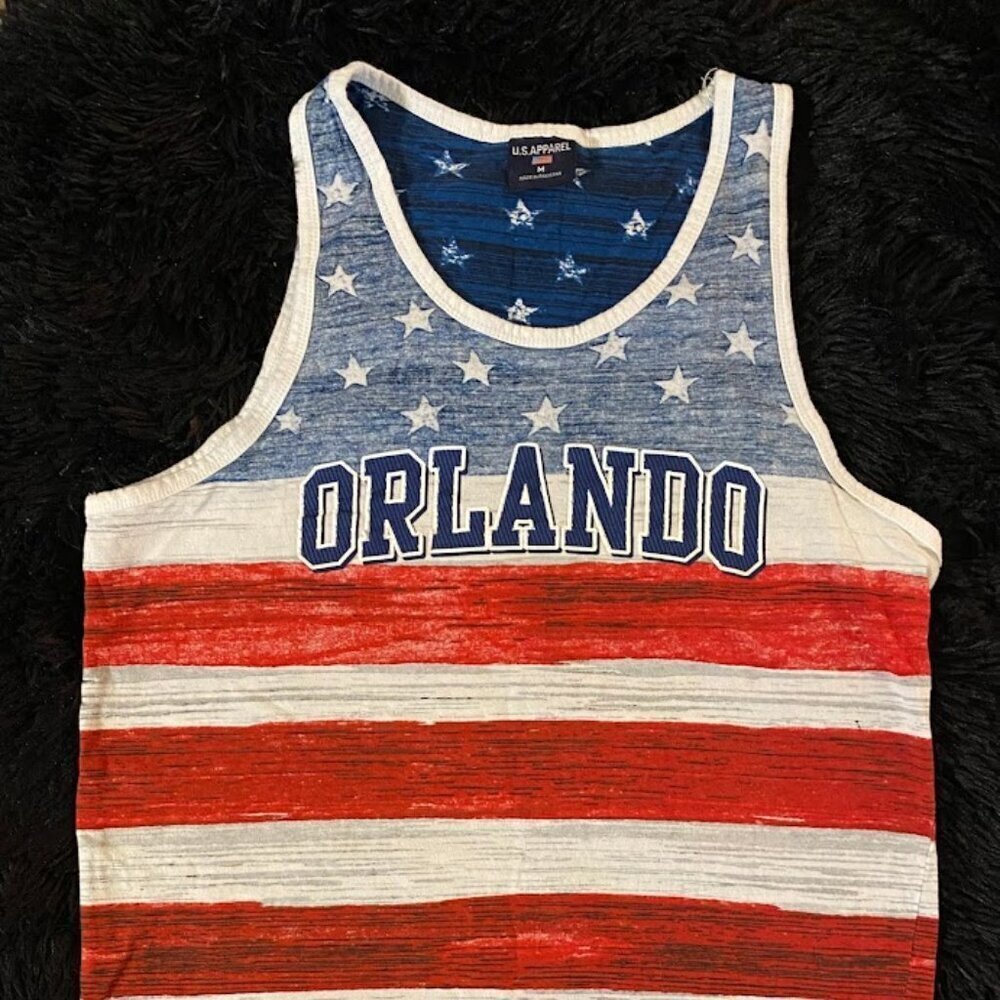 U.S. Apparel Boy's Patriotic Cotton Tank Top